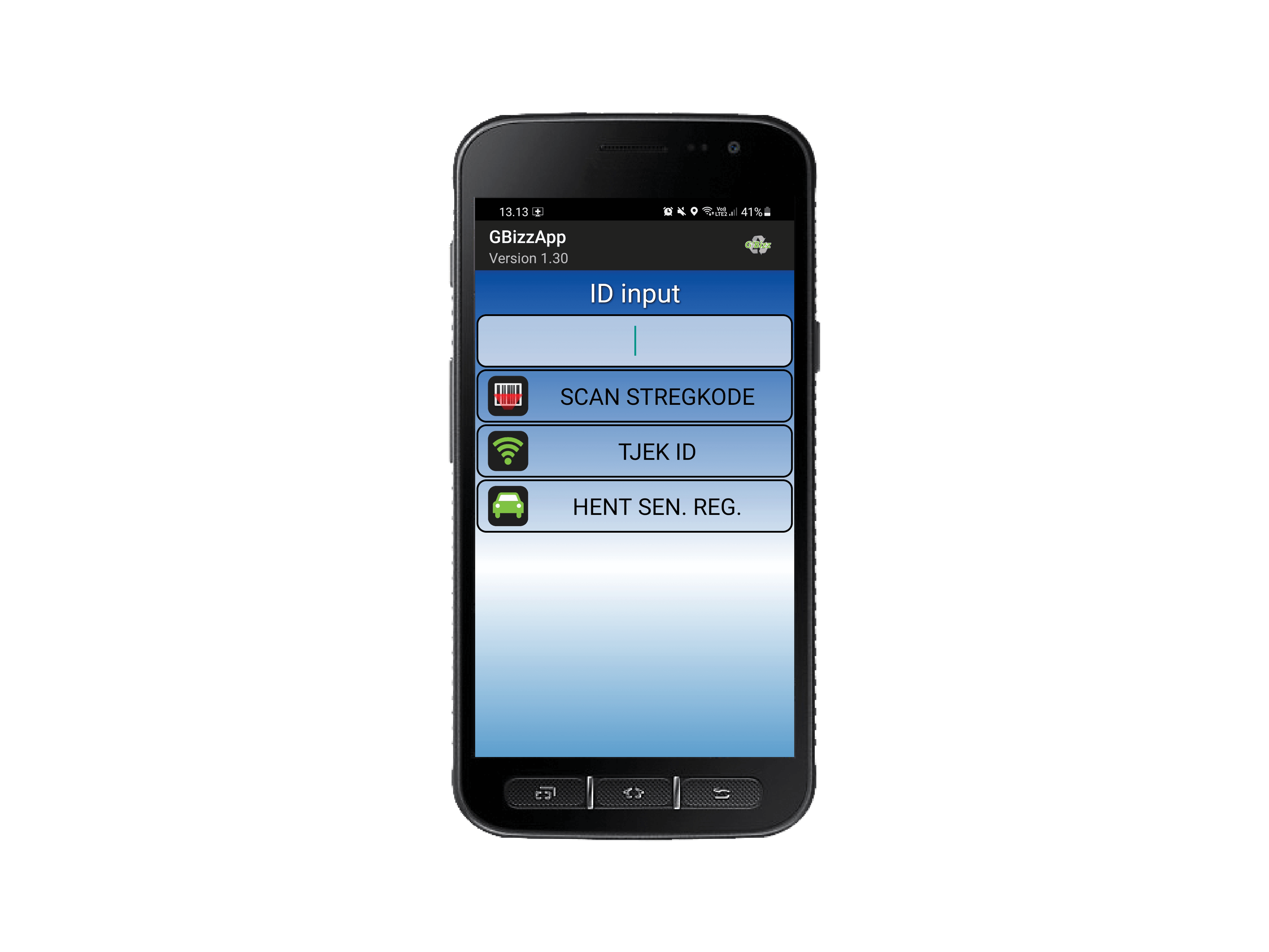 The mobile recycling site